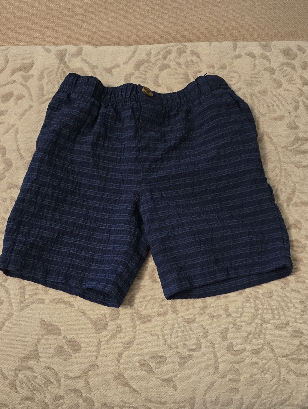 Tommy Bahama Boy's Navy Textured Elastic Waist Shorts